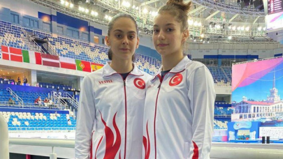 Elif Çolak ve Sıla Karakuş, gümüş madalya kazandı