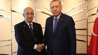 Erdoğan, Cezayir Cumhurbaşkanı Tebbun ile görüştü