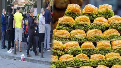 İstanbul'da ucuz baklava kuyruğu