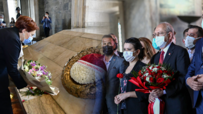 Kılıçdaroğlu ve Akşener, Anıtkabir'i ziyaret etti