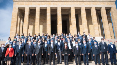 Memleket Partisi kurucular kurulu Anıtkabir'de