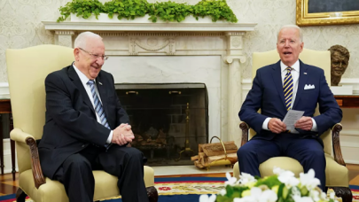 Beyaz Saray'da Biden-Rivlin görüşmesi: Biz ortağız, biz arkadaşız
