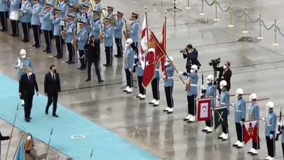 Erdoğan, Gürcistan Başbakanı Garibashvili’yi resmi törenle karşıladı