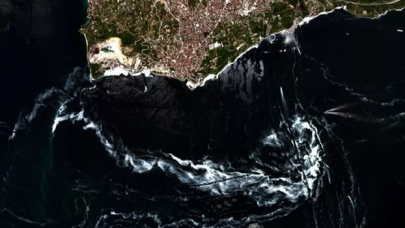 Marmara Denizi'ndeki müsilaj uzaydan görüntülendi