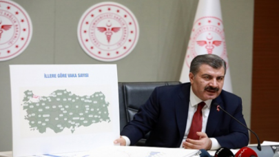 Sağlık Bakanı Koca, illere göre haftalık vaka sayılarını açıkladı.