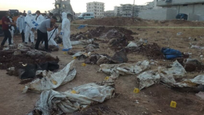 Afrin'de toplu mezar dehşeti! 35 ceset