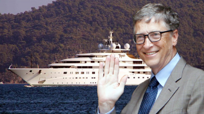 Bodrum'dan bir Gates geçti!