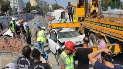 Metro inşaatında şafta düşen sürücü yaşamını yitirdi