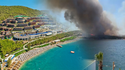 Yangının sıçradığı lüx otel yanan bir ormanlık arazi üstüne yapılmıştı