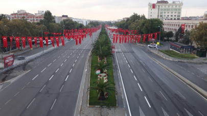30 Ağustos Zafer Bayramı kutlamaları için Vatan Caddesi trafiğe kapatıldı