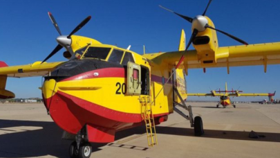 AB'nin yangınlara müdahale için gönderdiği Hırvatistan uçağı Türkiye'de