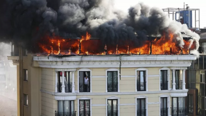 Ankara'da otel yangını!