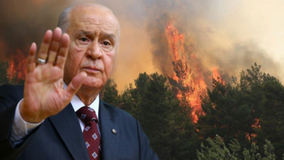 Bahçeli: Yangınları siyasi ranta çevirmek isteyenler gaflet içinde