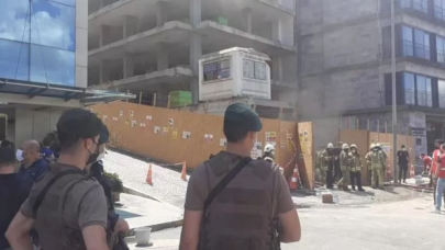 Beyoğlu'nda inşaatta yangın!