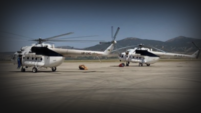 Ukrayna’dan gelen 5 helikopter, gece müdahalesinde kullanılacak