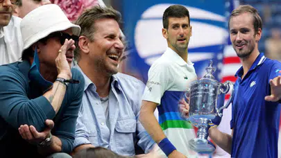 ABD Açık'ta Tenis'in yıldızları yoktu, Hollywood'un yıldızları vardı
