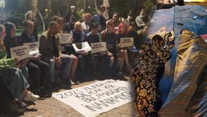 "Barınamıyoruz Hareketi" 4. gününde, yağmurlu ve soğuk...