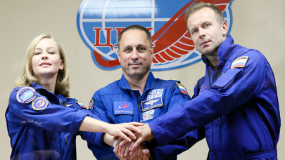 Ruslar, uzayda çekilecek ilk film için yola çıktı