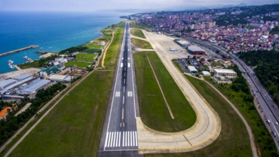Trabzon Havalimanı 1 gün uçuşlara kapatıldı