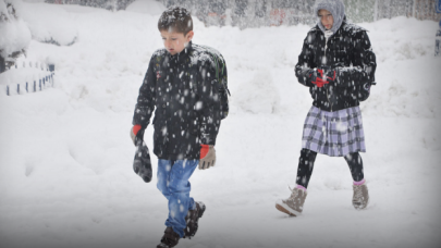 Bazı il ve ilçelerde yüz yüze eğitime kar engeli!