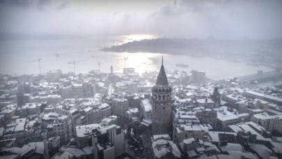 İstanbul’da kar yağışı başladı