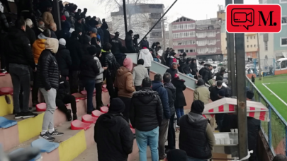 Kadın Futbol Süper Ligi maçında taraftarlar arasında arbede
