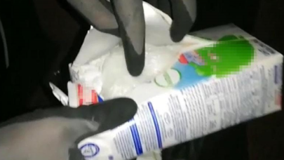 Süt kutusunda uyuşturucu sevkiyatı