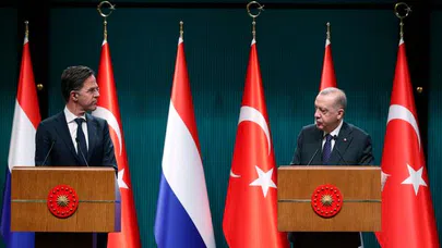 Cumhurbaşkanı Erdoğan ve Hollanda Başbakanı'ndan ortak açıklama