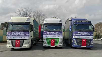 İBB, Ukraynalı sığınmacılara yardım gönderdi