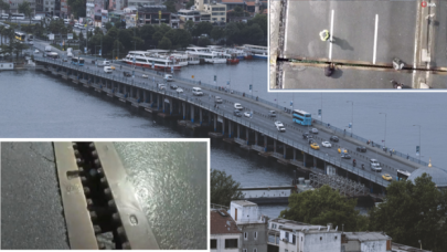 Unkapanı Köprüsü'nün bağlantı noktası ayrıldı!