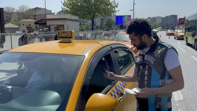 İstanbul'da taksicilere yönelik denetim yapıldı