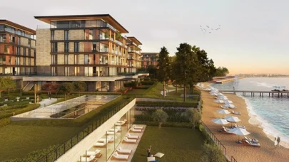 Kamu arazisine yapılan “yalı projesine” halk plajı da dahil edilmiş