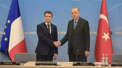 Cumhurbaşkanı Erdoğan, Macron ile görüştü