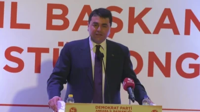 Demokrat Parti Genel Başkanı Gültekin Uysal, DP Ankara İl Başkanlığı’nın kongresine katıldı