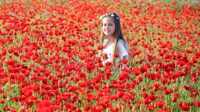 Tekirdağ’da gelincik tarlaları fotoğraf tutkunlarını ağırlıyor