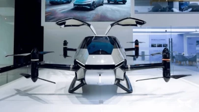 Uçan otomobilin tanıtımı yapıldı