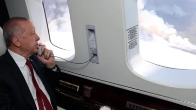 Cumhurbaşkanı Erdoğan, Marmaris'te incelemelerde bulundu