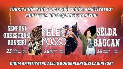 Didim Amfi Tiyatro’nun İlk Haftasında Muhteşem Konserler Vatandaşlar İle Buluşacak