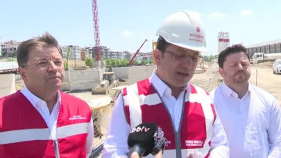 Ekrem İmamoğlu hakkında devam eden davayı metro şantiyesinde değerlendirdi