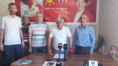 İyi Parti Kahta İlçe Başkanı ve tüm teşkilatı istifa etti