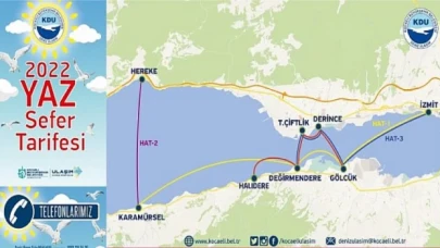 Kocaeli Deniz ulaşımında yaz tarifesi başladı