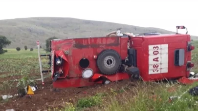 Marmaris'teki orman yangınından dönen arazöz devrildi: 4 işçi yaralı