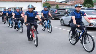 Sakarya Zabıtası’nın pedalına kuvvet... Bisikletli tim iş başında