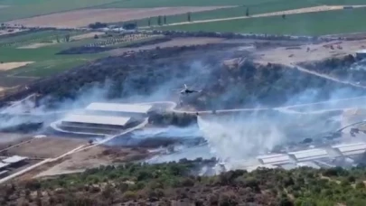 Bergama'da çıkan yangın kontrol altına alındı