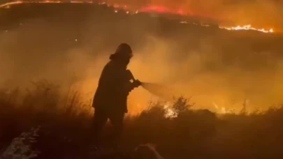 Çeşme yangını kontrol altına alındı