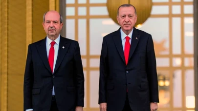 Cumhurbaşkanı Erdoğan, Ersin Tatar ile görüştü