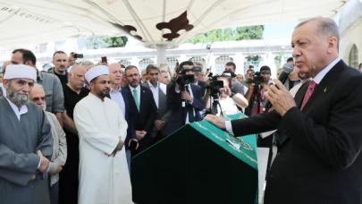 Cumhurbaşkanı Erdoğan Hacı Nimet Kaya’nın cenazesine katıldı