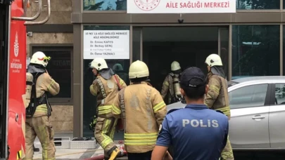 Beşiktaş Sait Çiftçi Devlet Hastanesi'nde yangın!