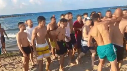 Kaçarken boğulma tehlikesi geçiren şahıs kurtarılıp dövüldü