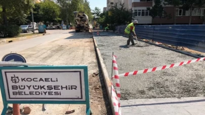 Kocaeli’de Atatürk Bulvarı yenileniyor
